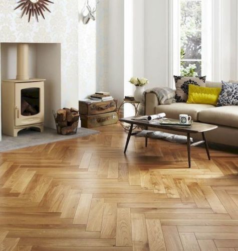 Parquet wooden flooring