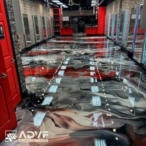 Durable epoxy floor Al Bateen