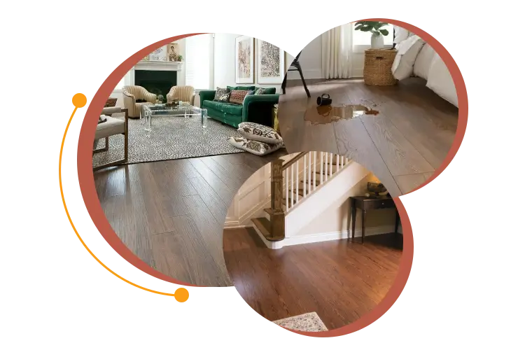 Warm Oak Rustic planks for livingroom in Reem Island