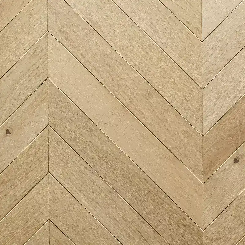 Coastal Oak Chevron Flooring View