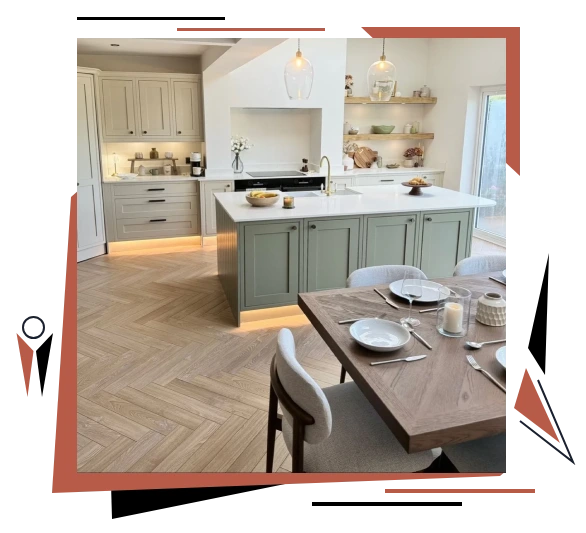 Kitchen Flooring installation in Sharjah