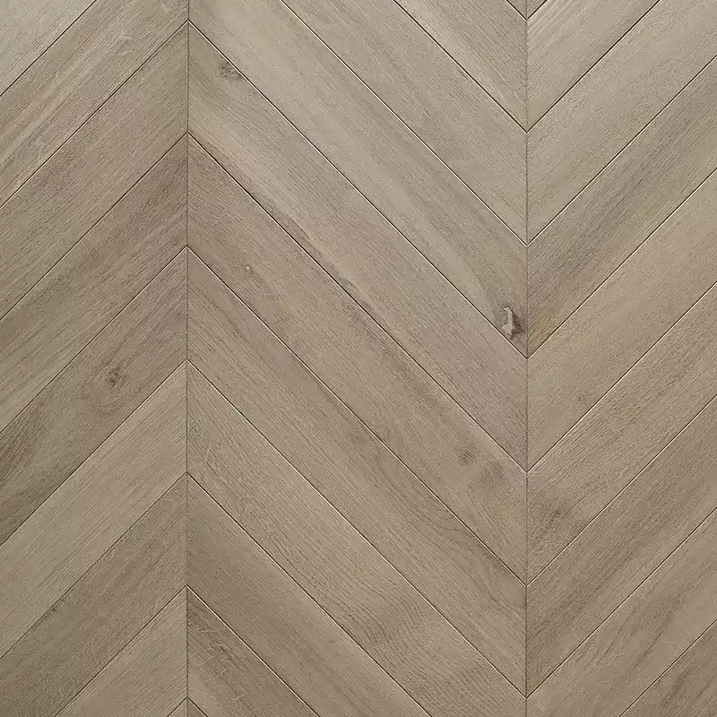 Natural Oak Chevron Parquet View