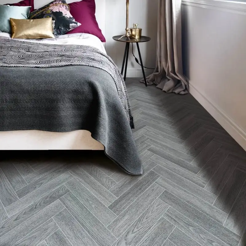 Royal Grey Herringbone Parquet