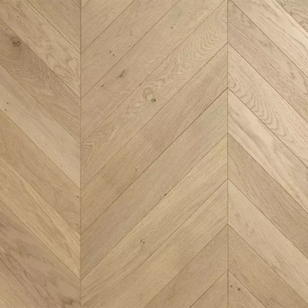 Soft Morning Oak Chevron Parquet | Warm Interior Floors