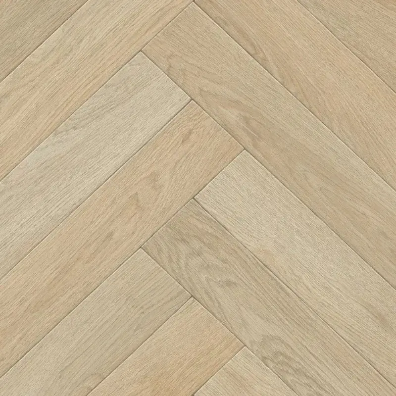 Vintage Blonde Oak Herringbone Parquet Cllose