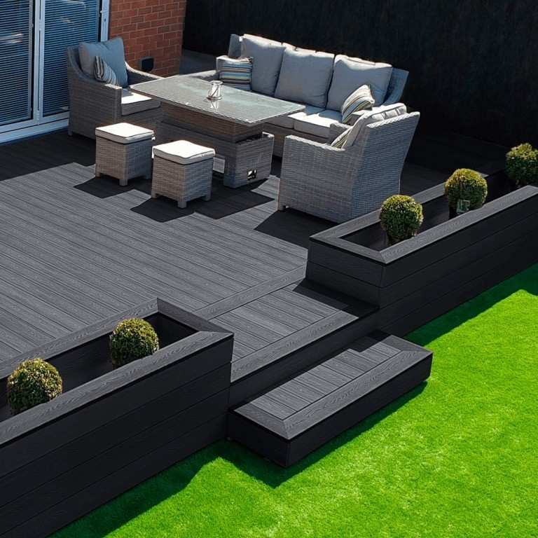 Charcoal WPC Outdoor Decking