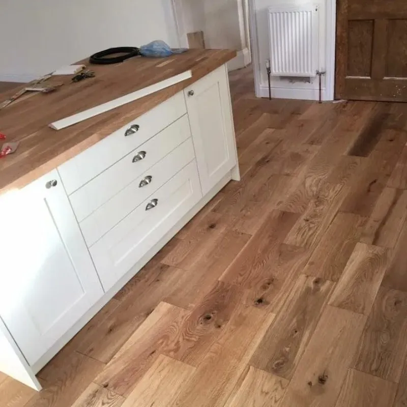 Elegant Oak Wood Flooring View