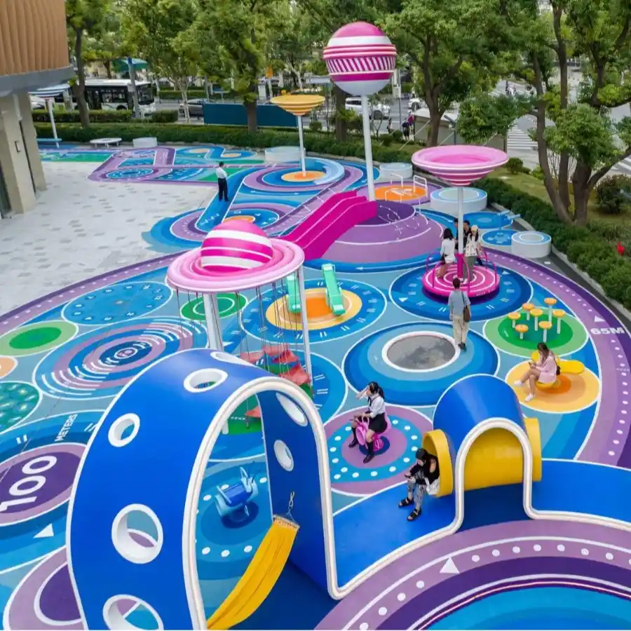 Outdoor Theme Park EPDM Flooring