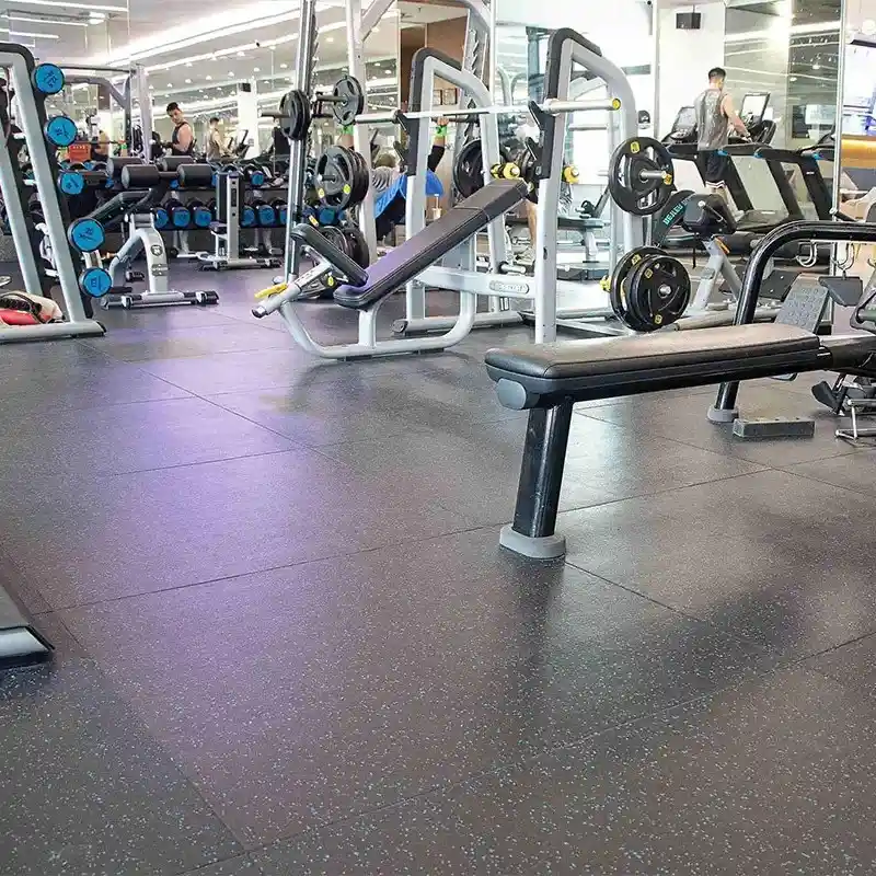 Classic Gym Rubber Flooring Tiles