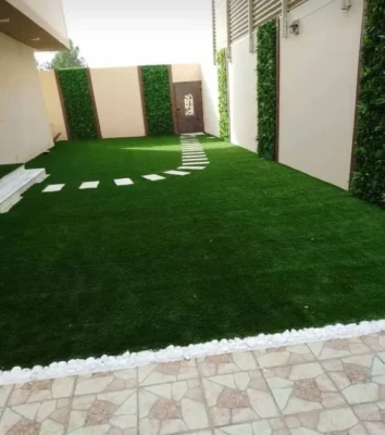 Outdoor Artificial Grass in Al Raha Beach