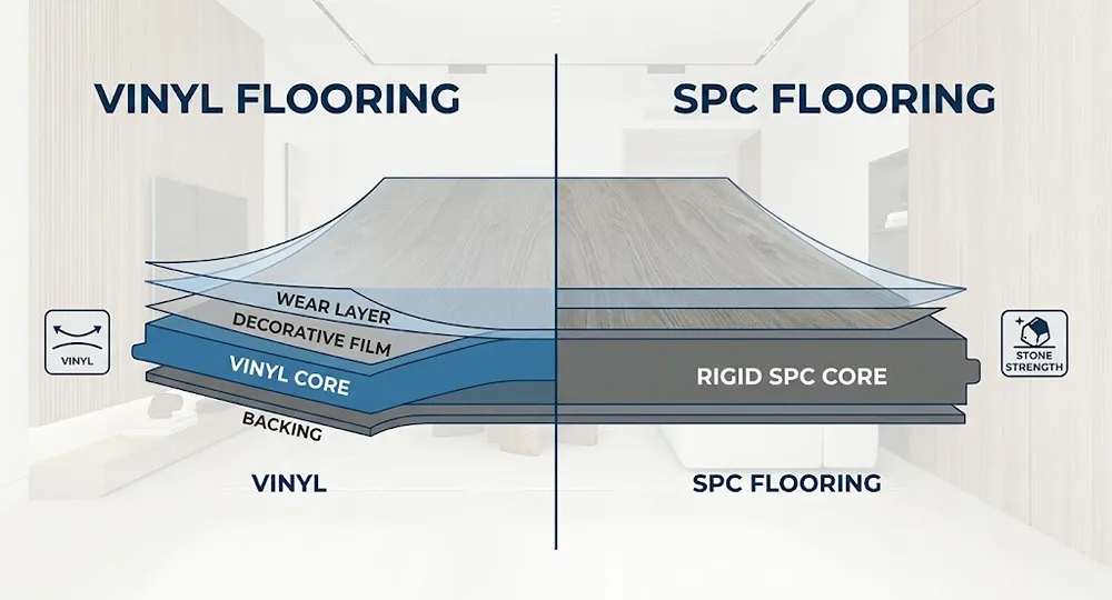 Vinyl Flooring vs SPC Flooring